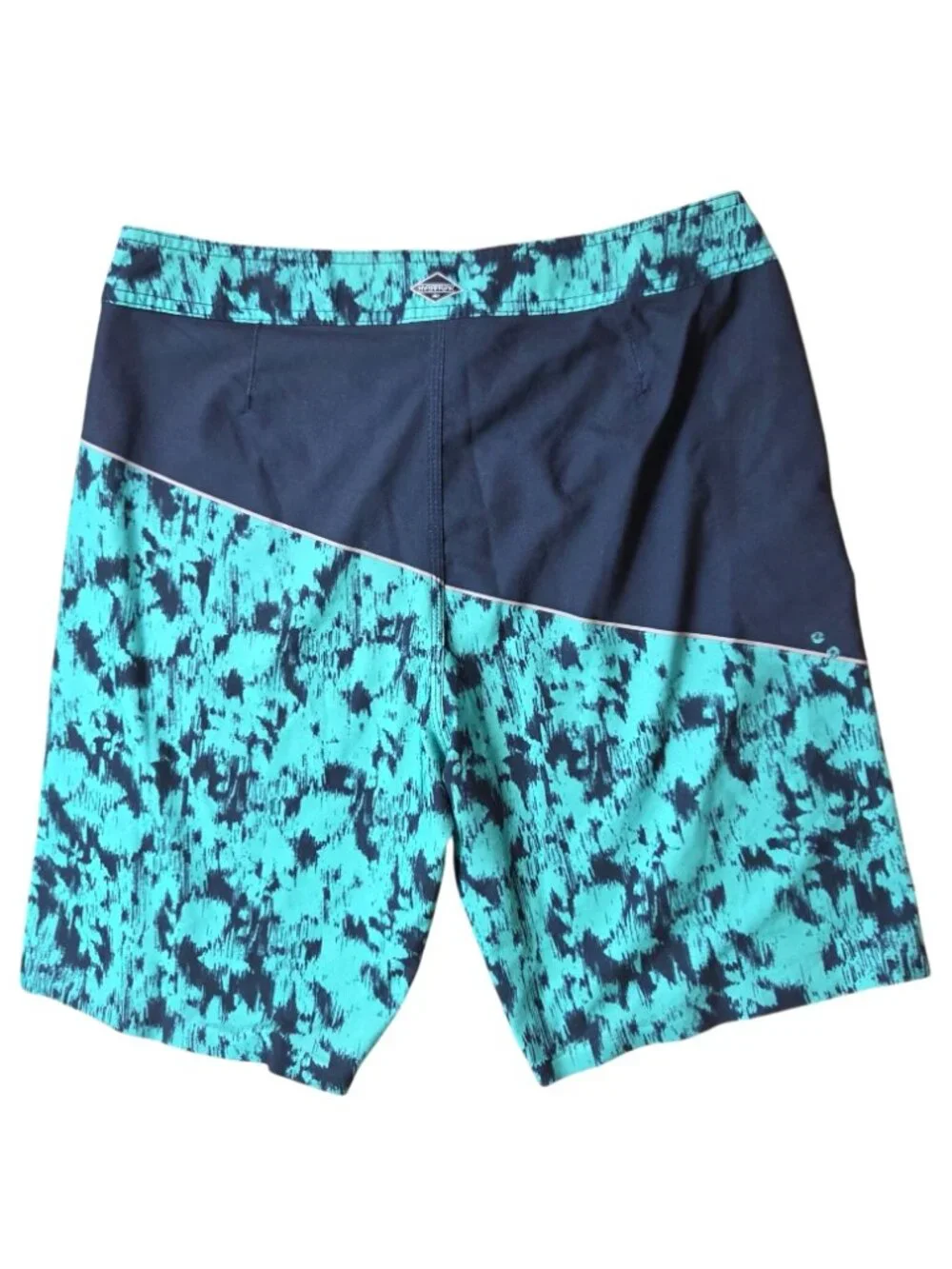 ONeill Hyperfreak Board Shorts Size 30 Blue & Teal Pattern Polyester/Elastane Me